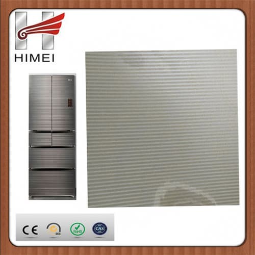 plastic film laminating metal sheet for refrigerator panels
